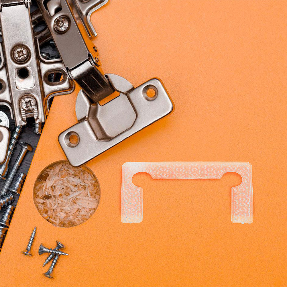 Glass Door Hinge - 50Pcs Glass Door Spacer Pads Transparent