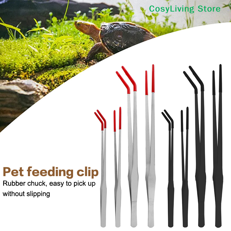 Reptile Feeding Tongs With Rub - Feeding Tong Stainless 리뷰 및 가격
