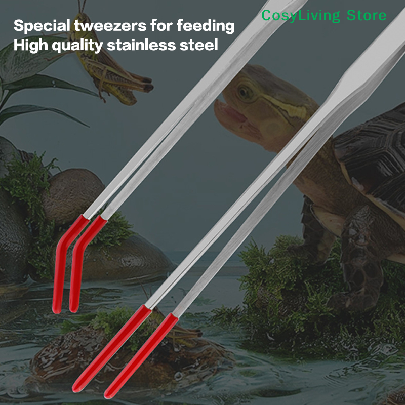 Reptile Feeding Tongs With Rub - Feeding Tong Stainless 리뷰 및 가격