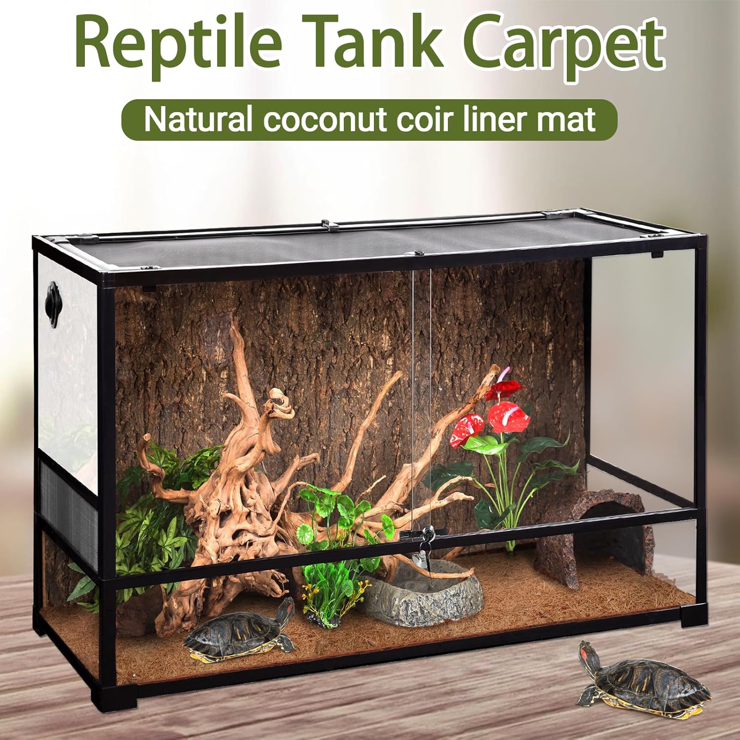 3 Rolls Reptile Carpet, 24x48i - Substrate Coconut Fiber 리뷰 및 가격