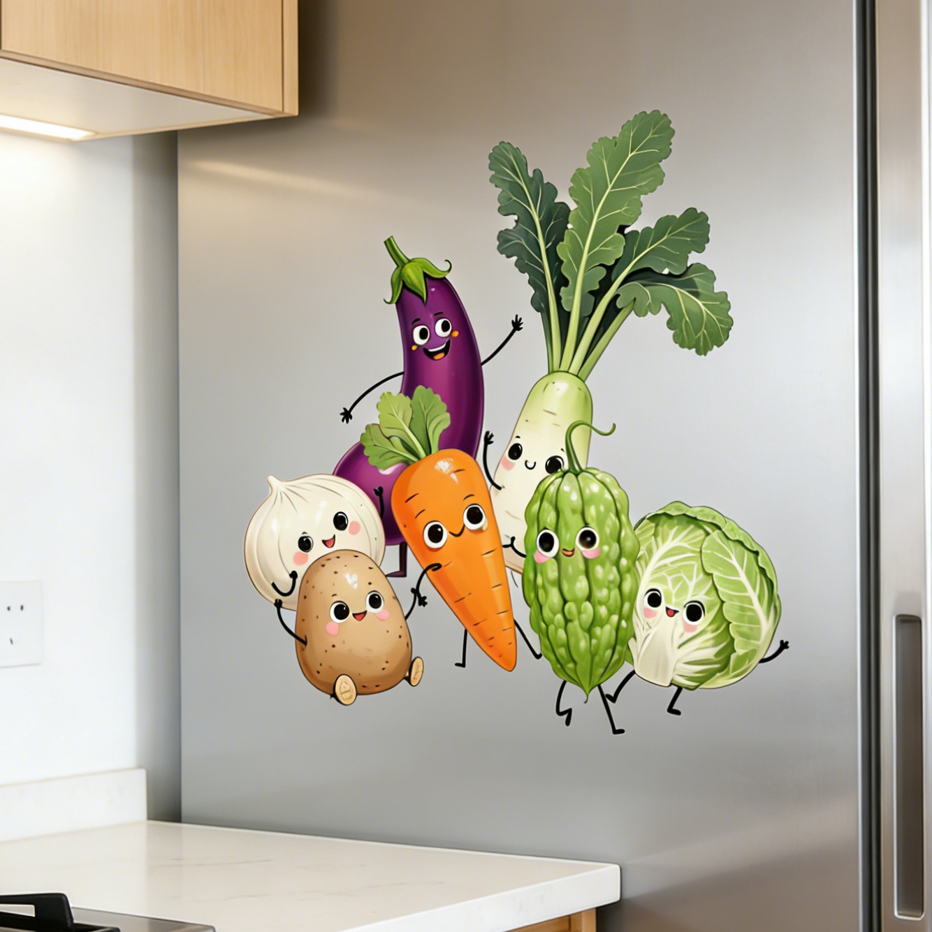 Emotionally Expressive Vegetab - Pvc Panel Background 리뷰 및 가격