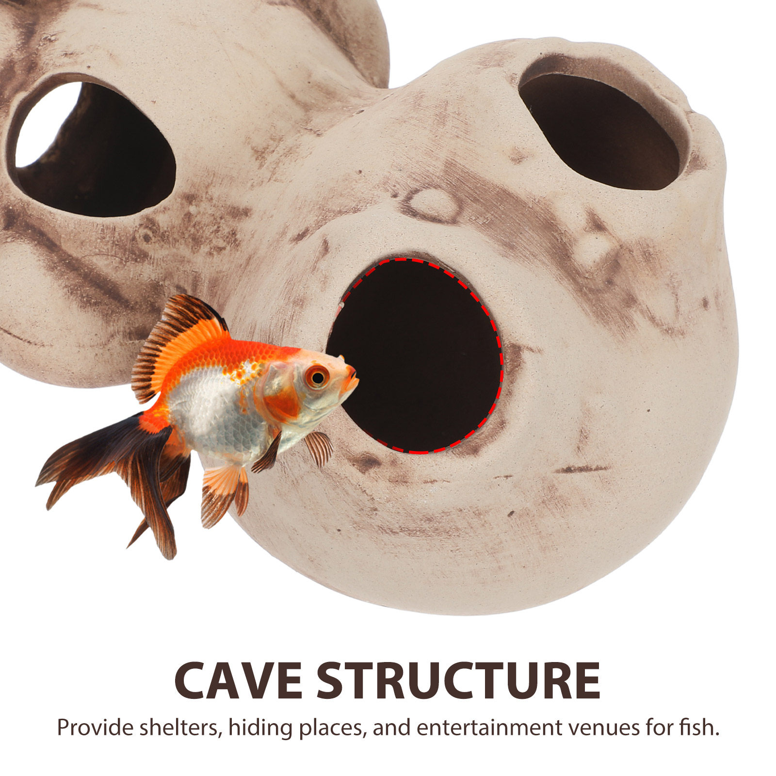 Aquarium Shrimp Shelter House  - Hide Cave Ceramic 리뷰 및 가격