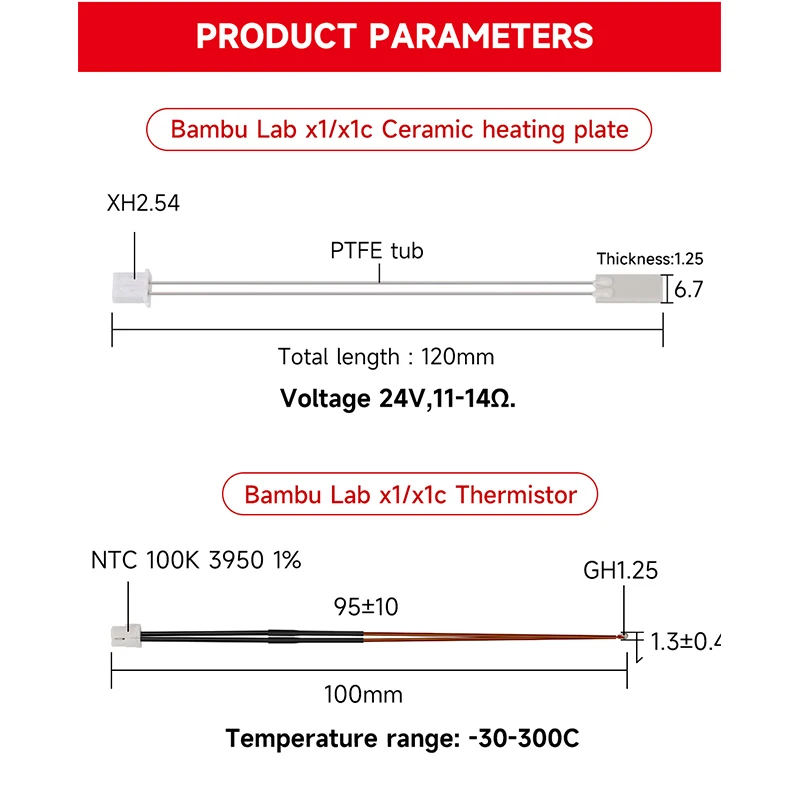 For Bambulab Hotend Heater The - Ceramic Heat Emitter 리뷰 및 가격