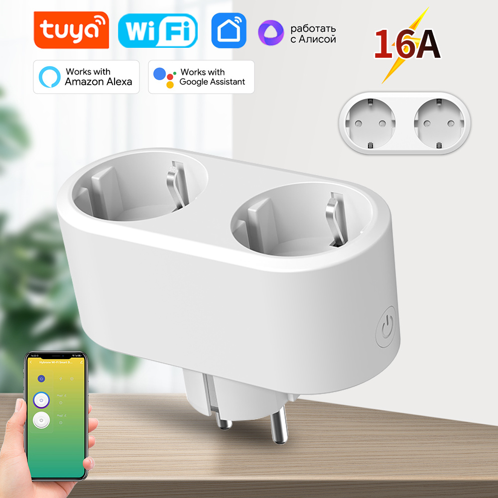 WiFi Smart Plug Dual Outlet 16 - Timer Dual Outlet 리뷰 및 가격