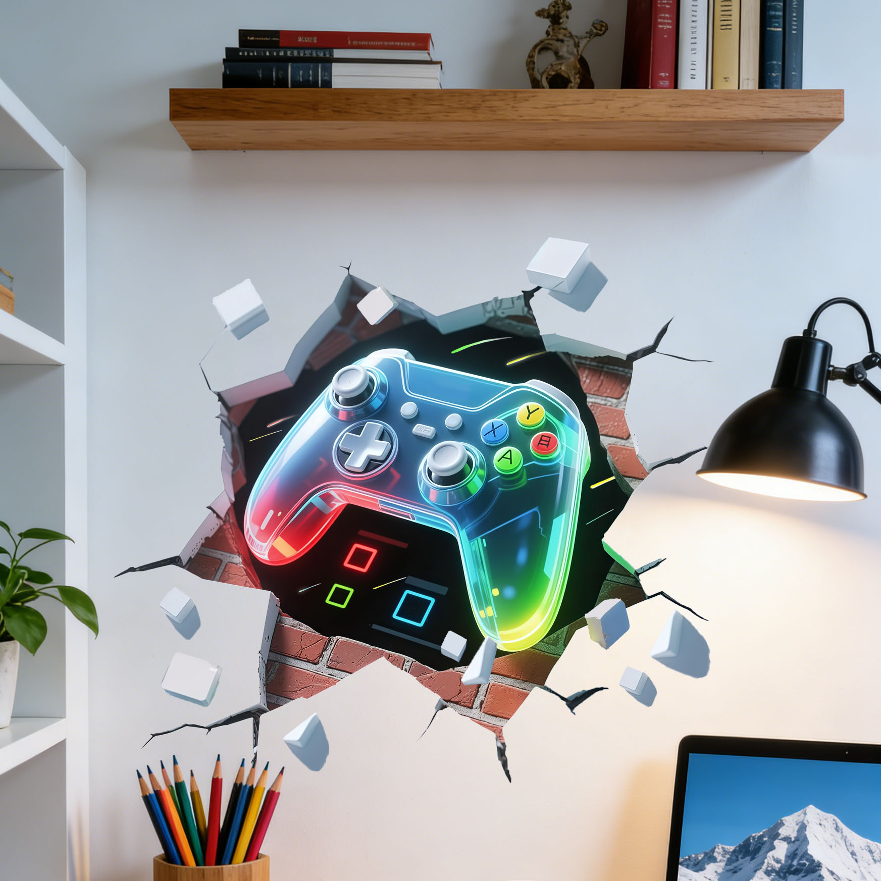 Game Controller Decal for Boys - Pvc Panel Background 리뷰 및 가격