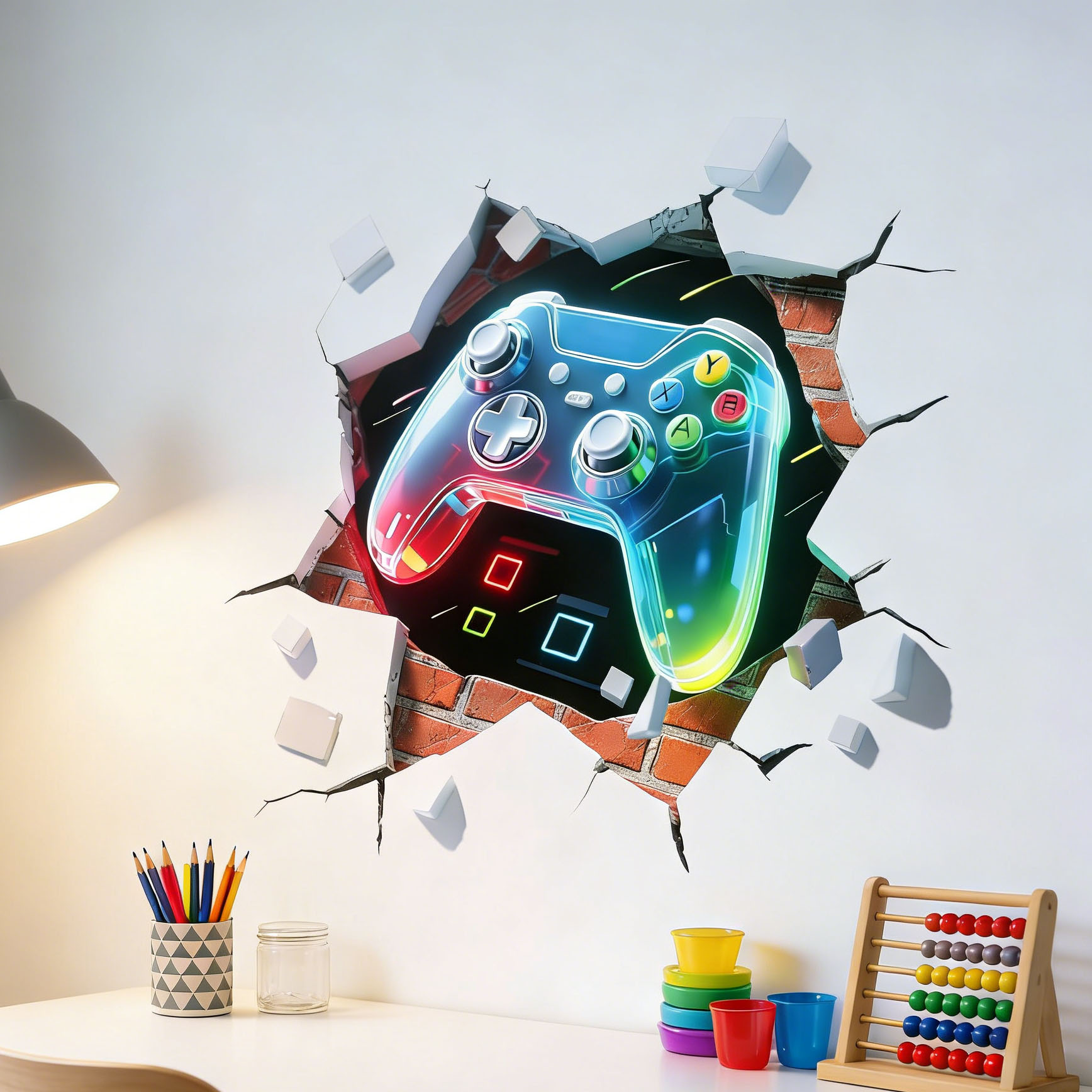 Game Controller Decal for Boys - Pvc Panel Background 리뷰 및 가격