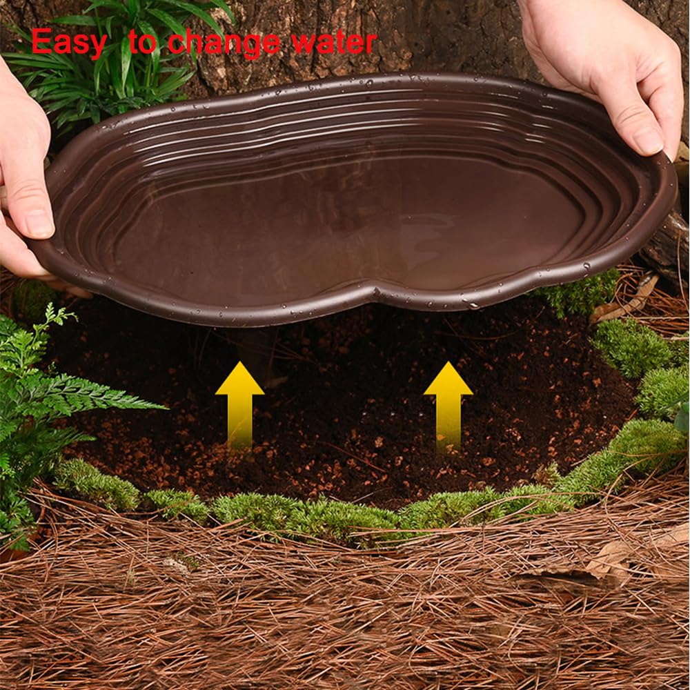 Reptile Bathing Dish Amphibian - Water Dish Reptile 리뷰 및 가격