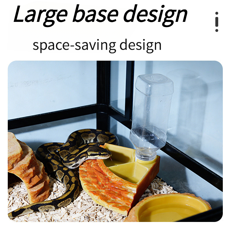 2 in 1 Reptile Water Cup Feede - Water Dish Reptile 리뷰 및 가격
