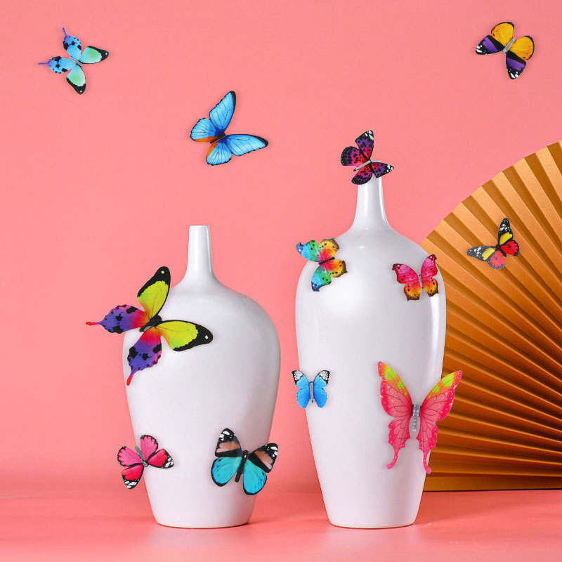 12Pcs 3D Butterfly Wall Sticke - Pvc Panel Background 리뷰 및 가격
