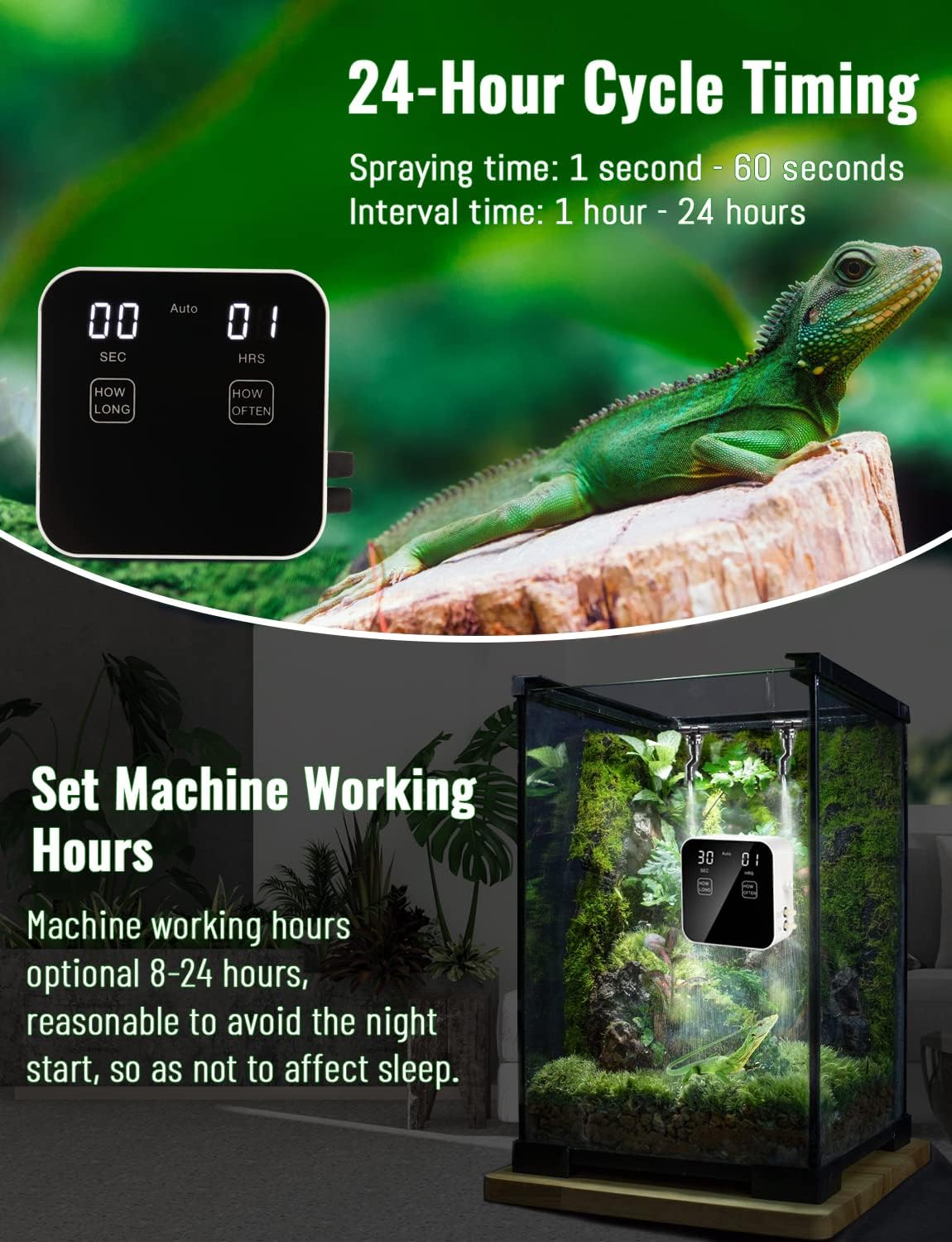 Automatic Rainforest Timing Sp - Misting Nozzle Reptile 리뷰 및 가격