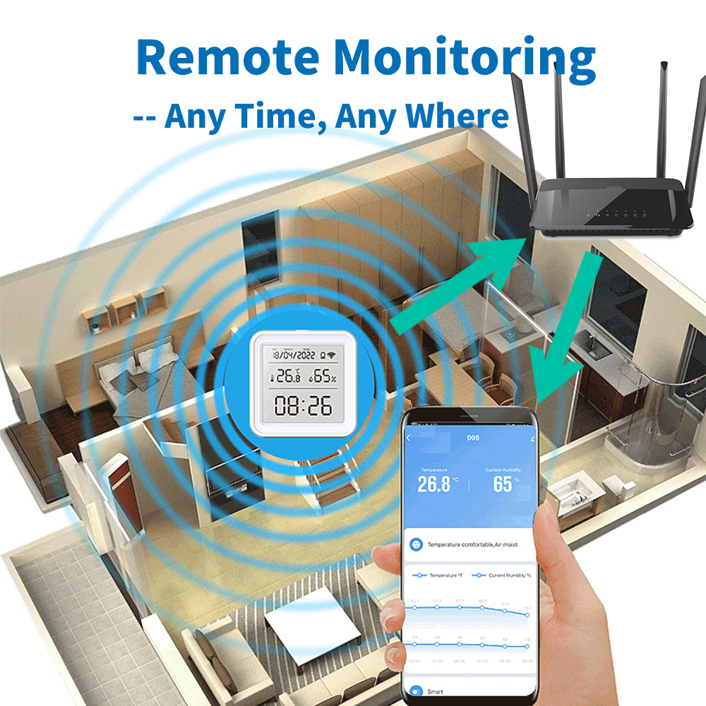 Tuya WIFI Temperature Humidity - Digital Hygrometer Probe 리뷰 및 가격