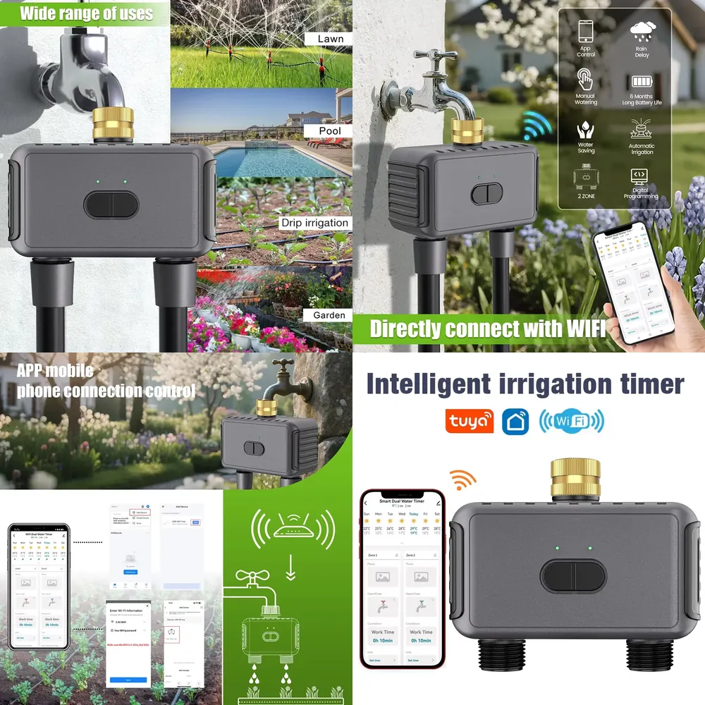 WAP01 WiFi APP Control Dual Ho - Timer Dual Outlet 리뷰 및 가격
