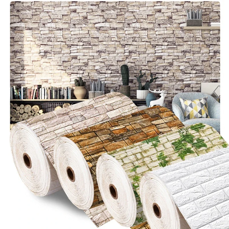 70cmx1/3/5/10M 3D Foam Brick W - Pvc Panel Background 리뷰 및 가격