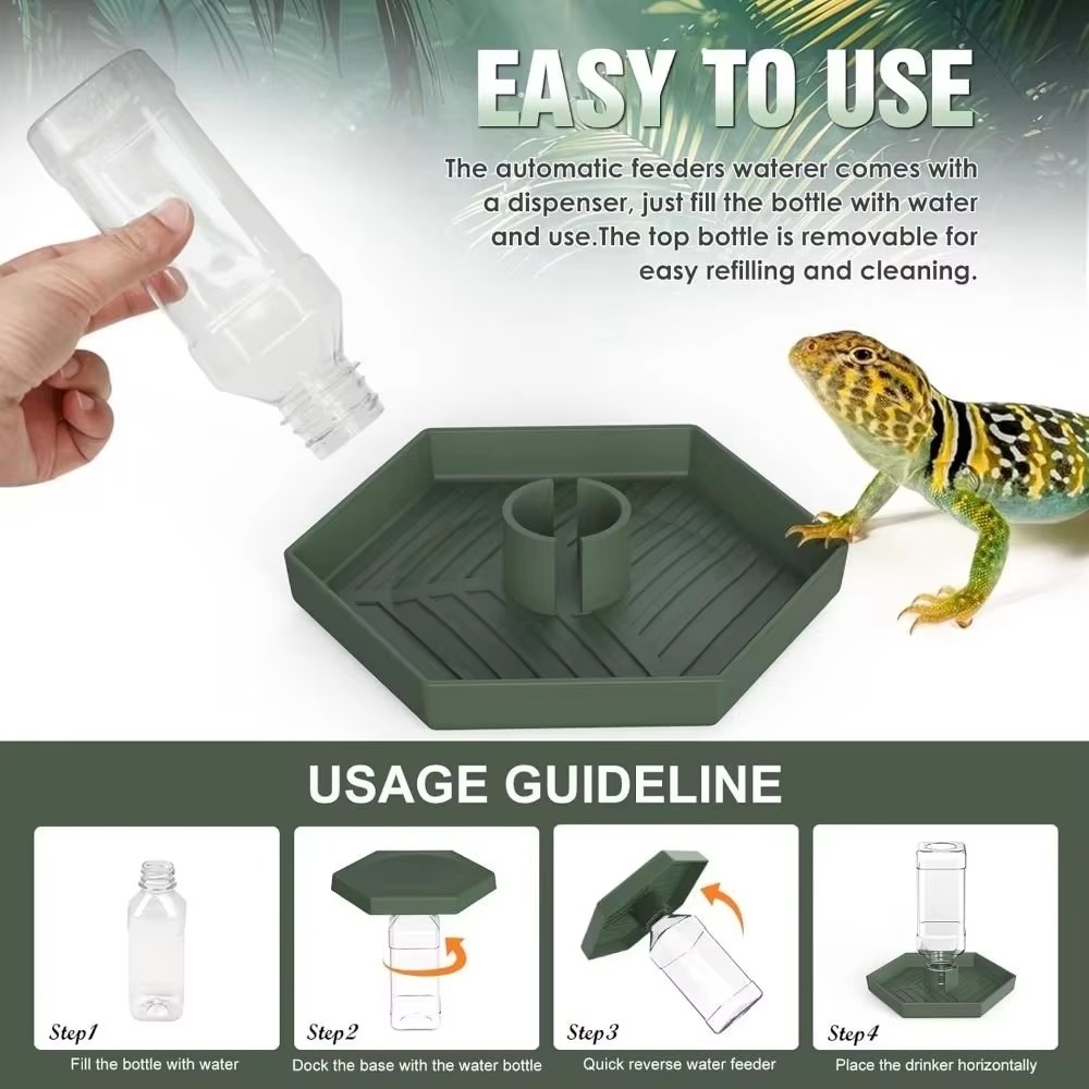 Feeding Supplies Automatic Tur - Water Dish Reptile 리뷰 및 가격