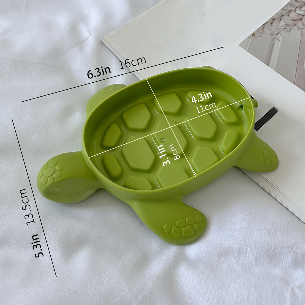 Turtle Drain Soap Box  Cartoon - Water Dish Reptile 리뷰 및 가격