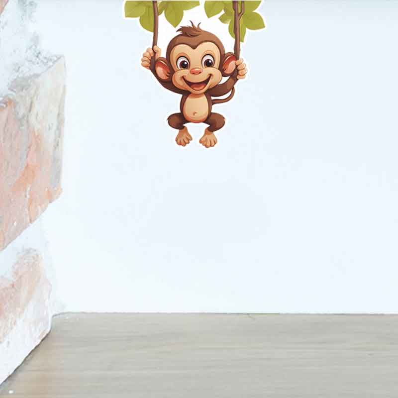Cute little monkey living room - Pvc Panel Background 리뷰 및 가격