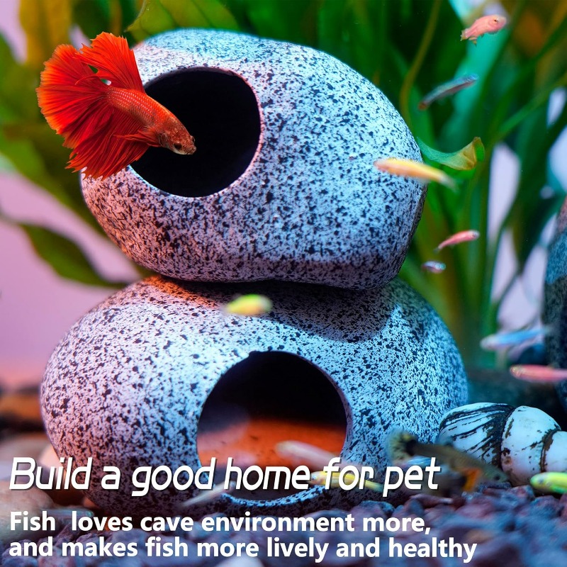 Aquarium Decorations Cave Fish - Hide Cave Ceramic 리뷰 및 가격