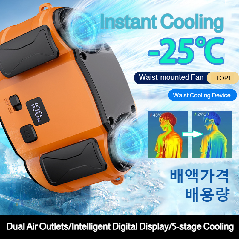 Outdoor Double Air Outlet Fan  - Timer Dual Outlet 리뷰 및 가격