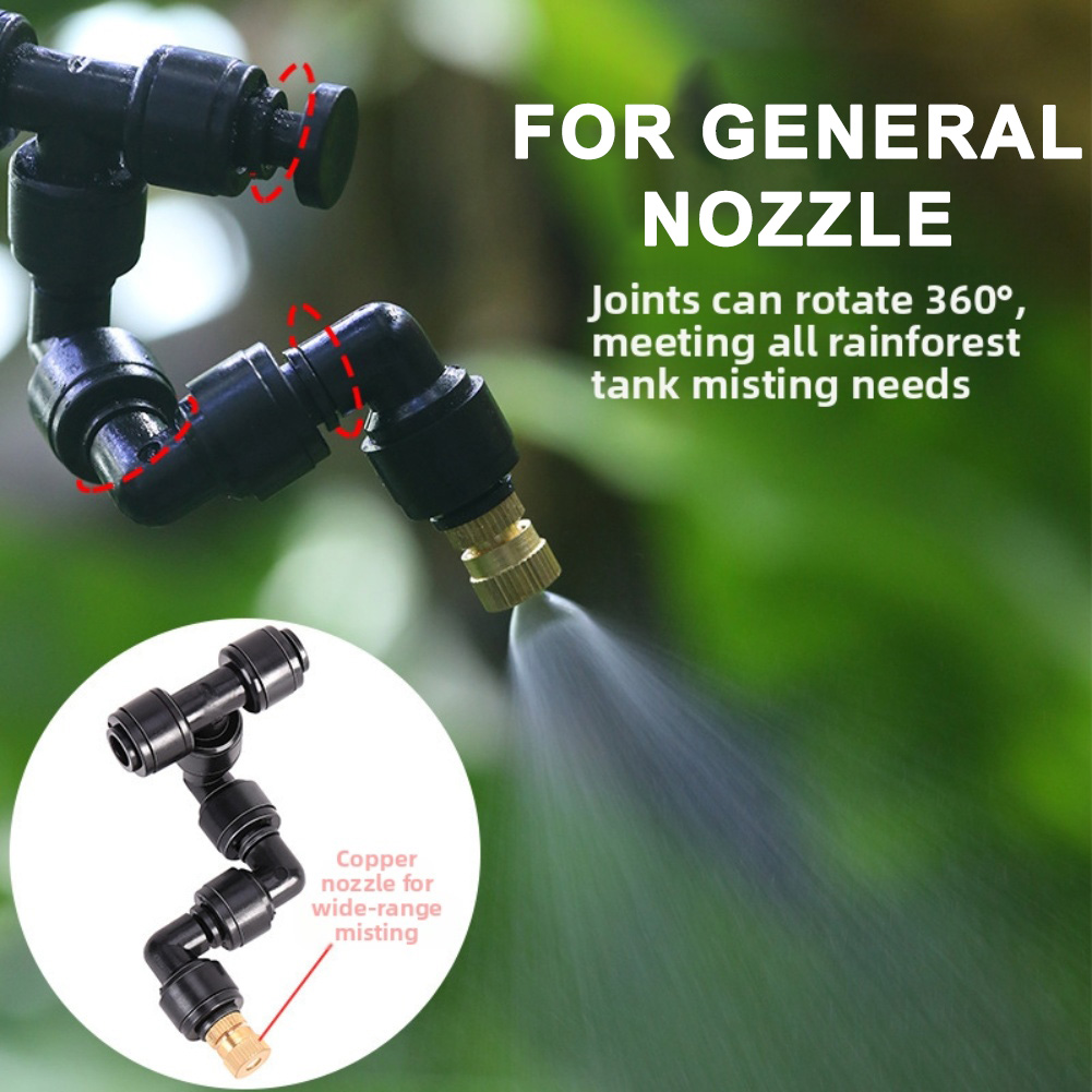 2 PCS Black Atomizing Nozzle 3 - Misting Nozzle Reptile 리뷰 및 가격