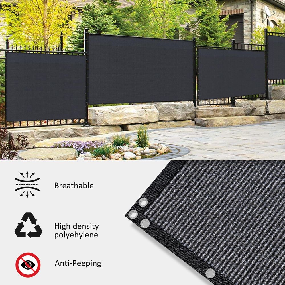 x 100ft Black Privacy Screen F - Screen Top Mesh 리뷰 및 가격