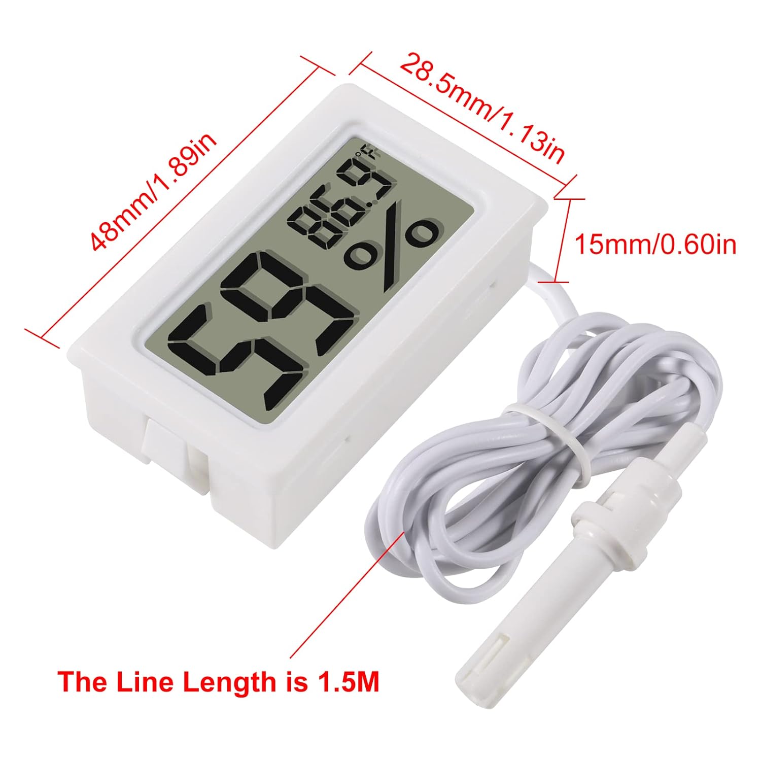 2pcs Mini Digital Hygrometer T - Digital Hygrometer Probe 리뷰 및 가격