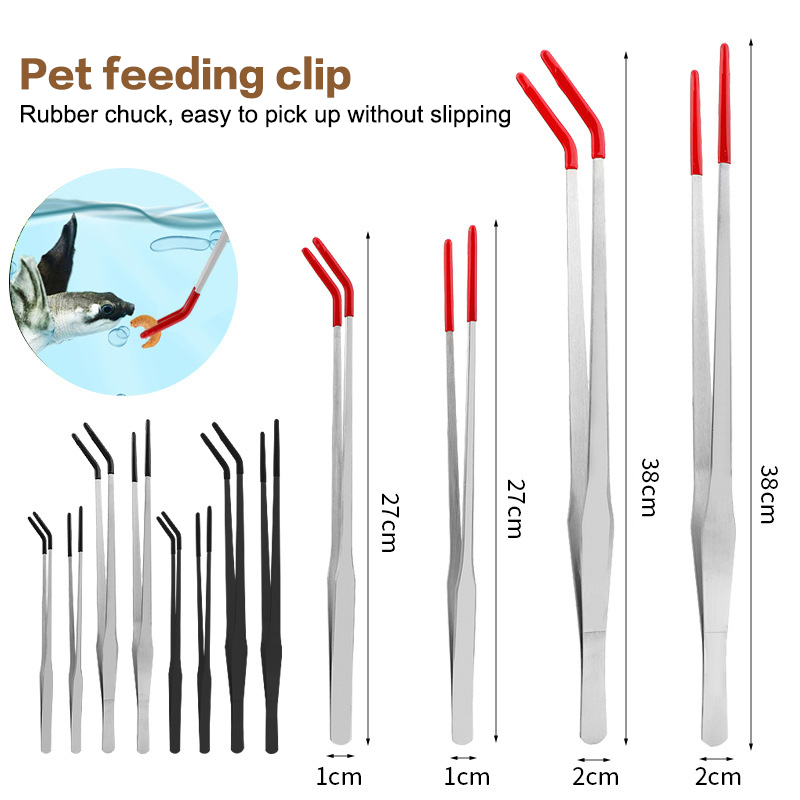 Reptile Feeding Tongs with Rub - Feeding Tong Stainless 리뷰 및 가격