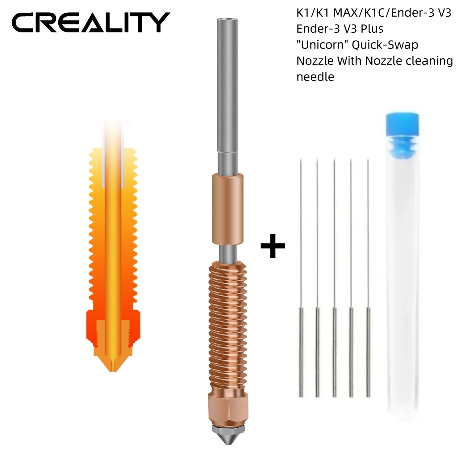 Creality K1C Nozzle Unicorn Qu - Ceramic Heat Emitter 리뷰 및 가격